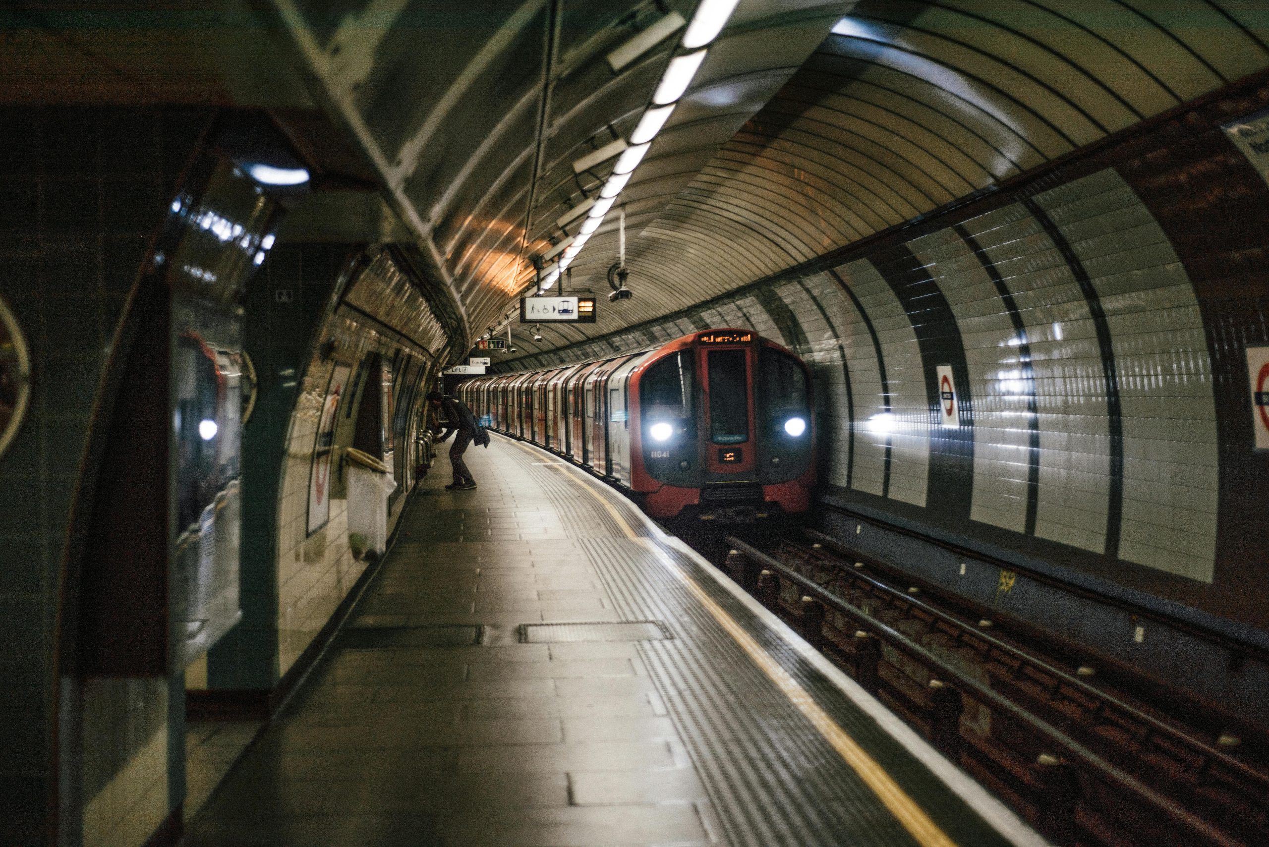 Tube barrier pusher almost got what’s coming for him