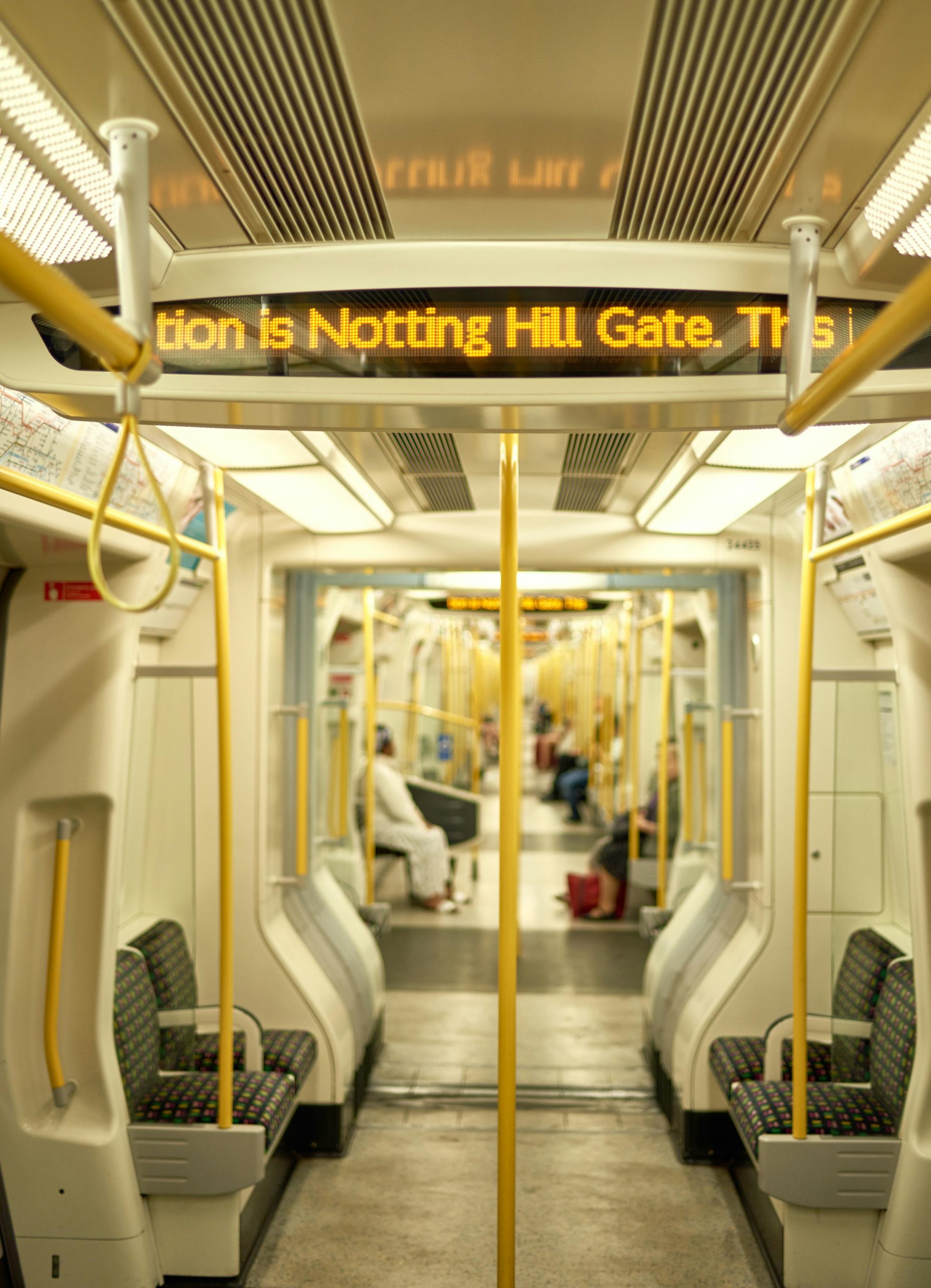 PS5 seats on the London Underground Victoria line in collaboration with Transport for London (TfL)
