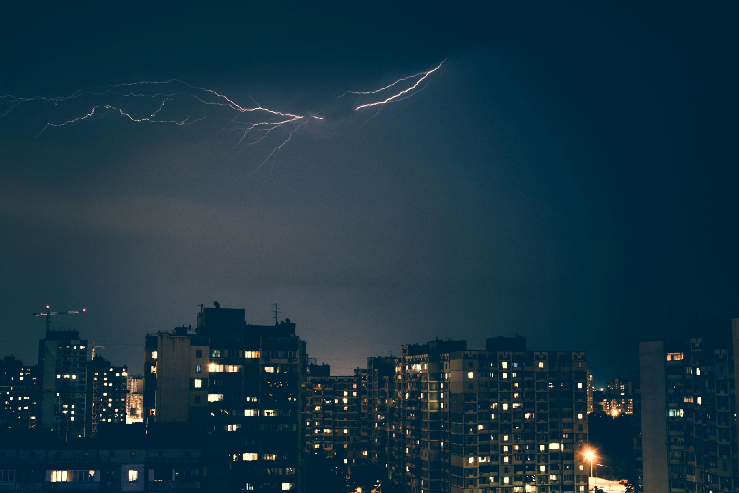 Caught this in the lightening storm