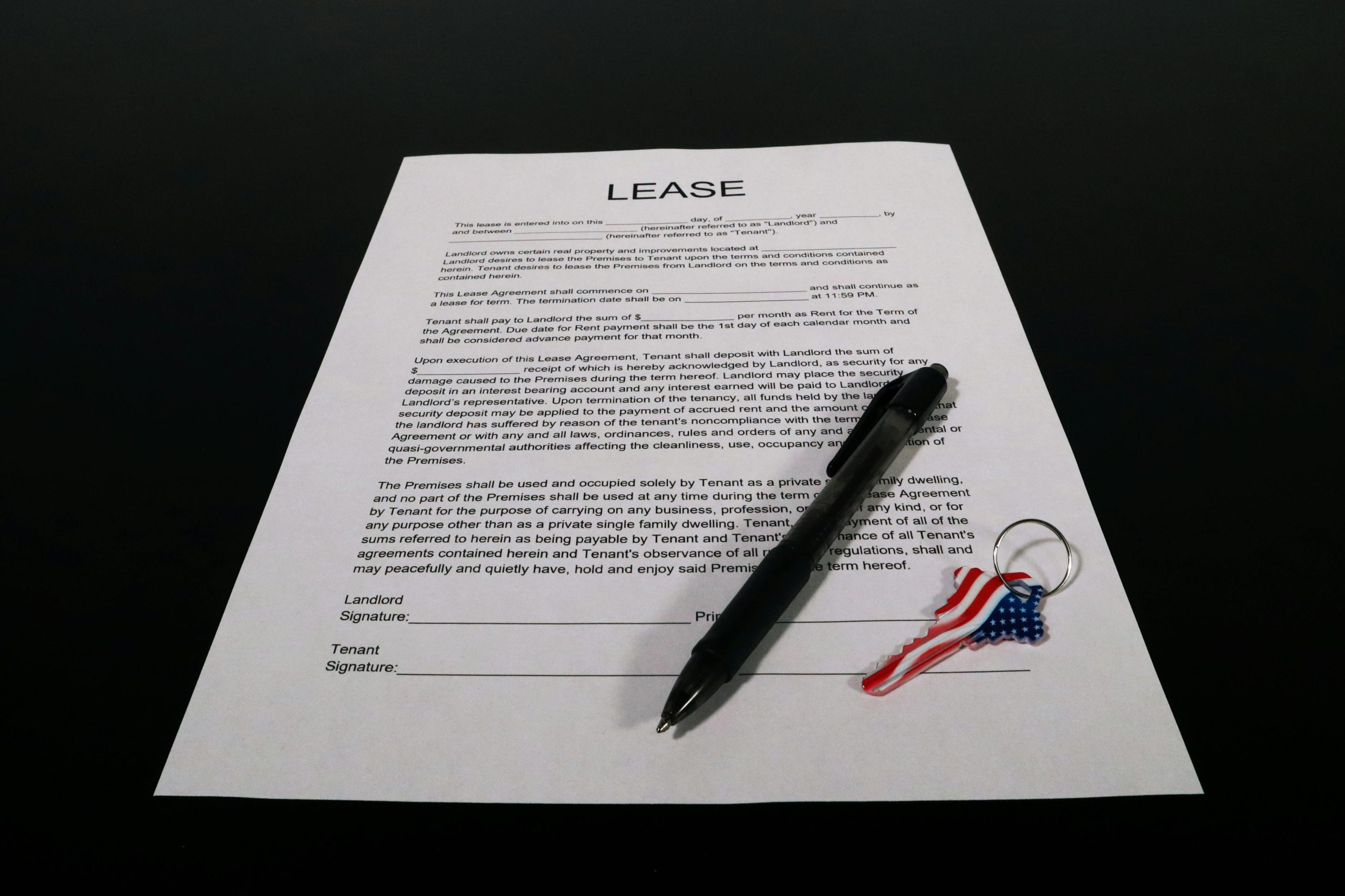 Auditioning for a landlord…