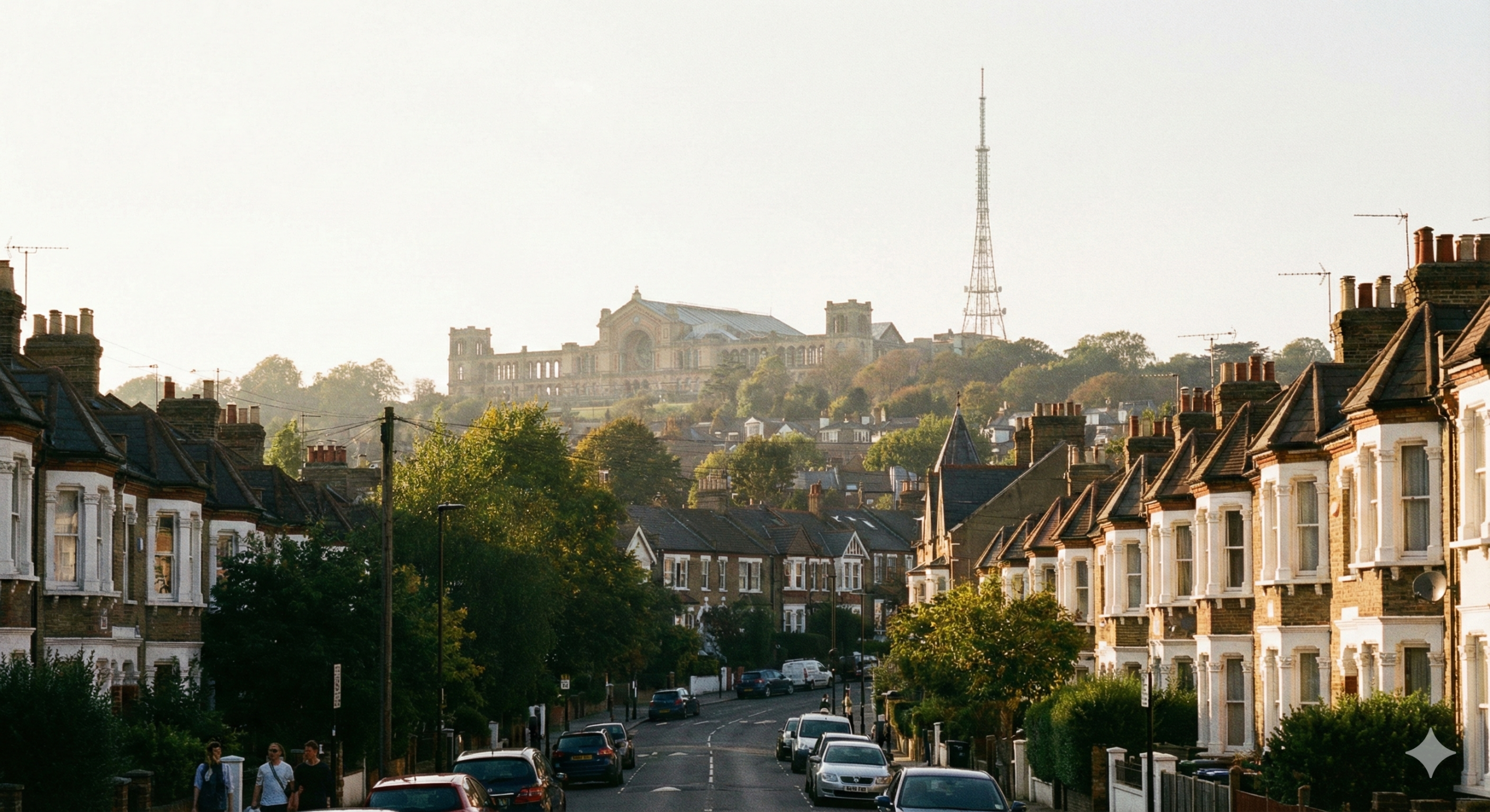 Alexandra Palace from Crouch End