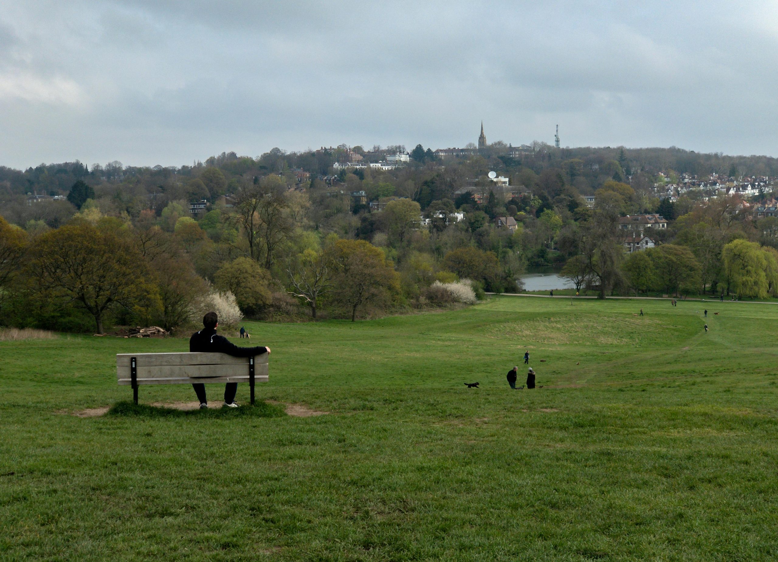 with the exception of Hampstead Heath, which other places give panoramic/landscape views of London?