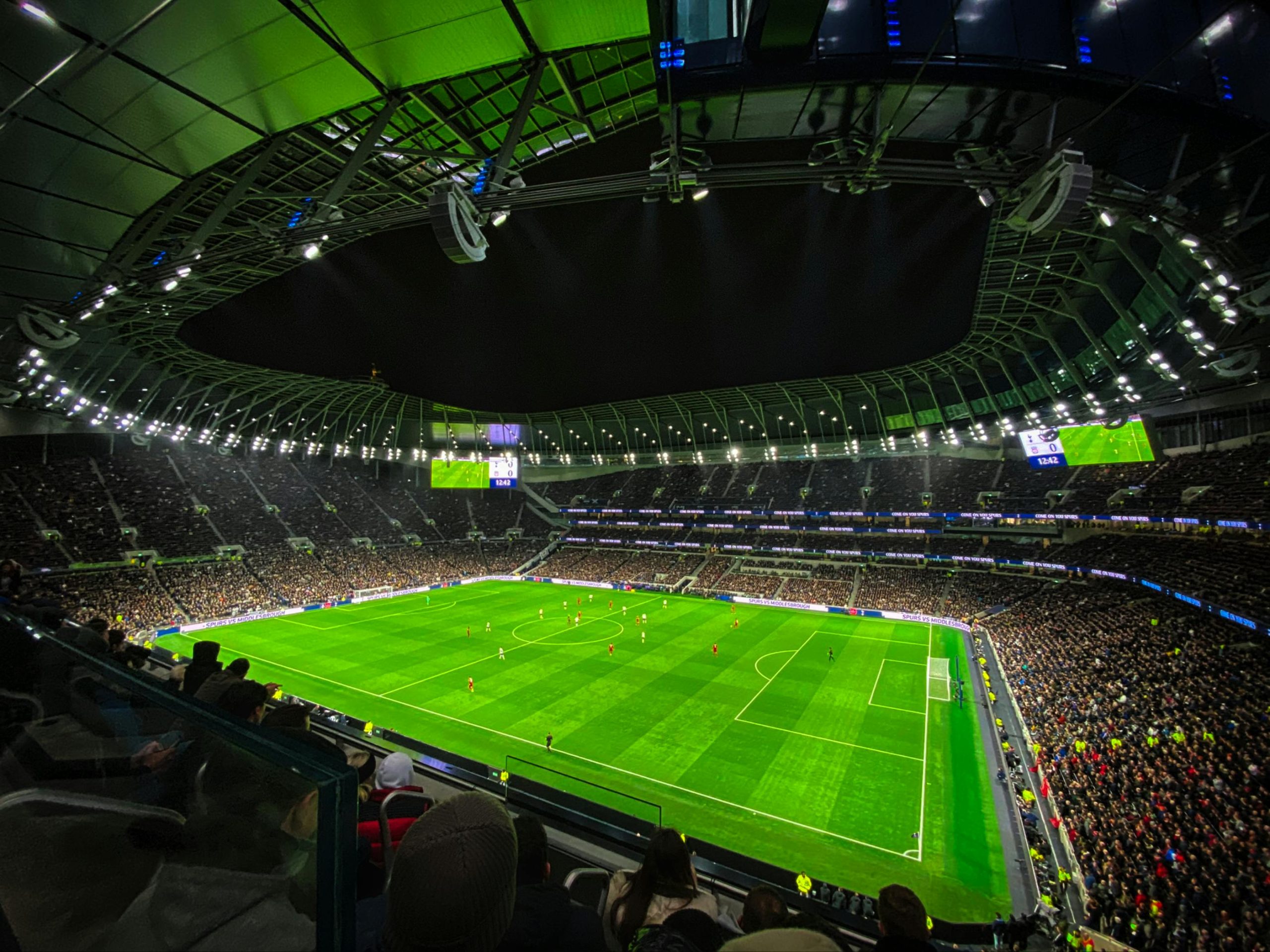 Tottenham Hotspurs stadium as seen through my lens last night