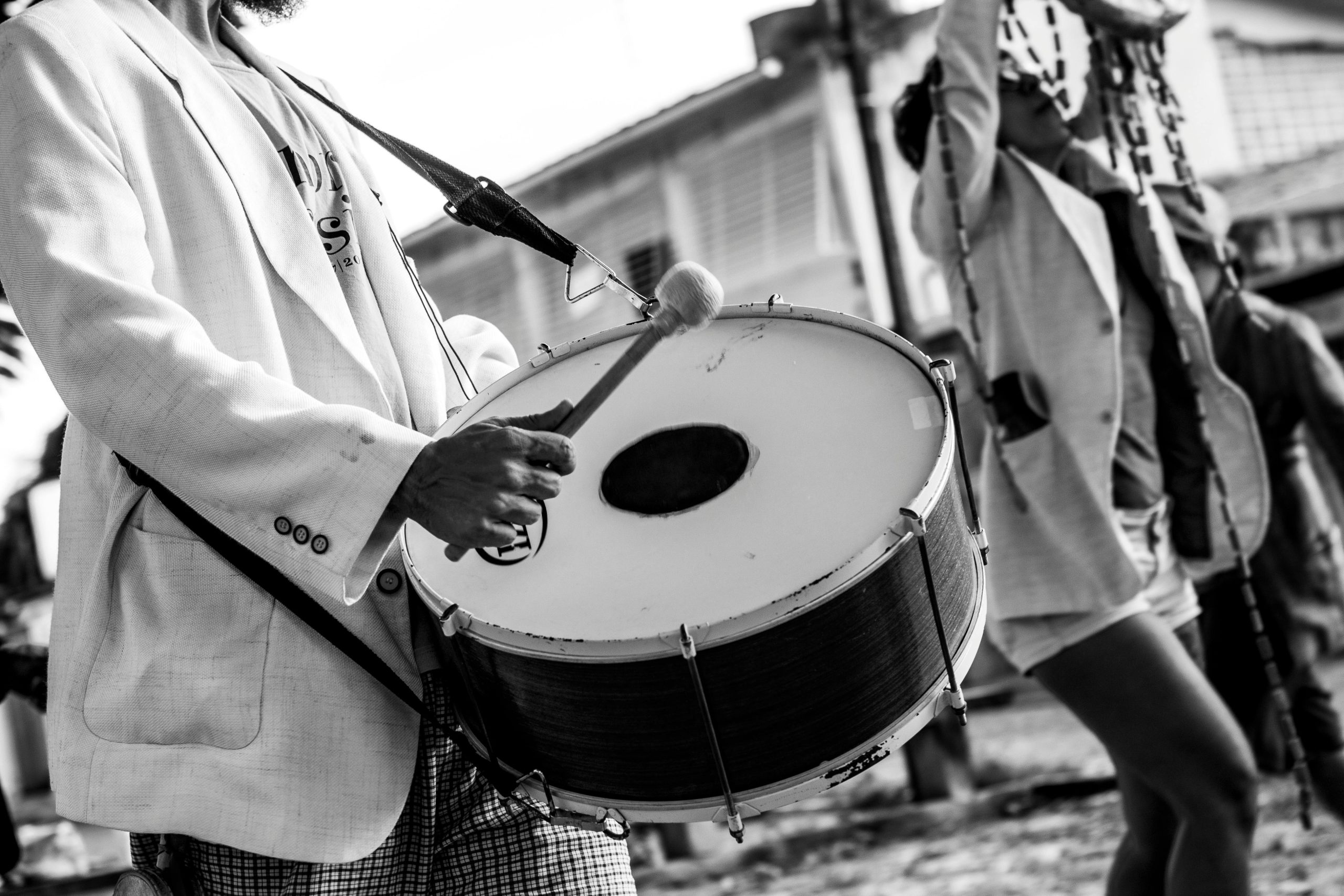 Marching band on Oxford Street last Sunday.
