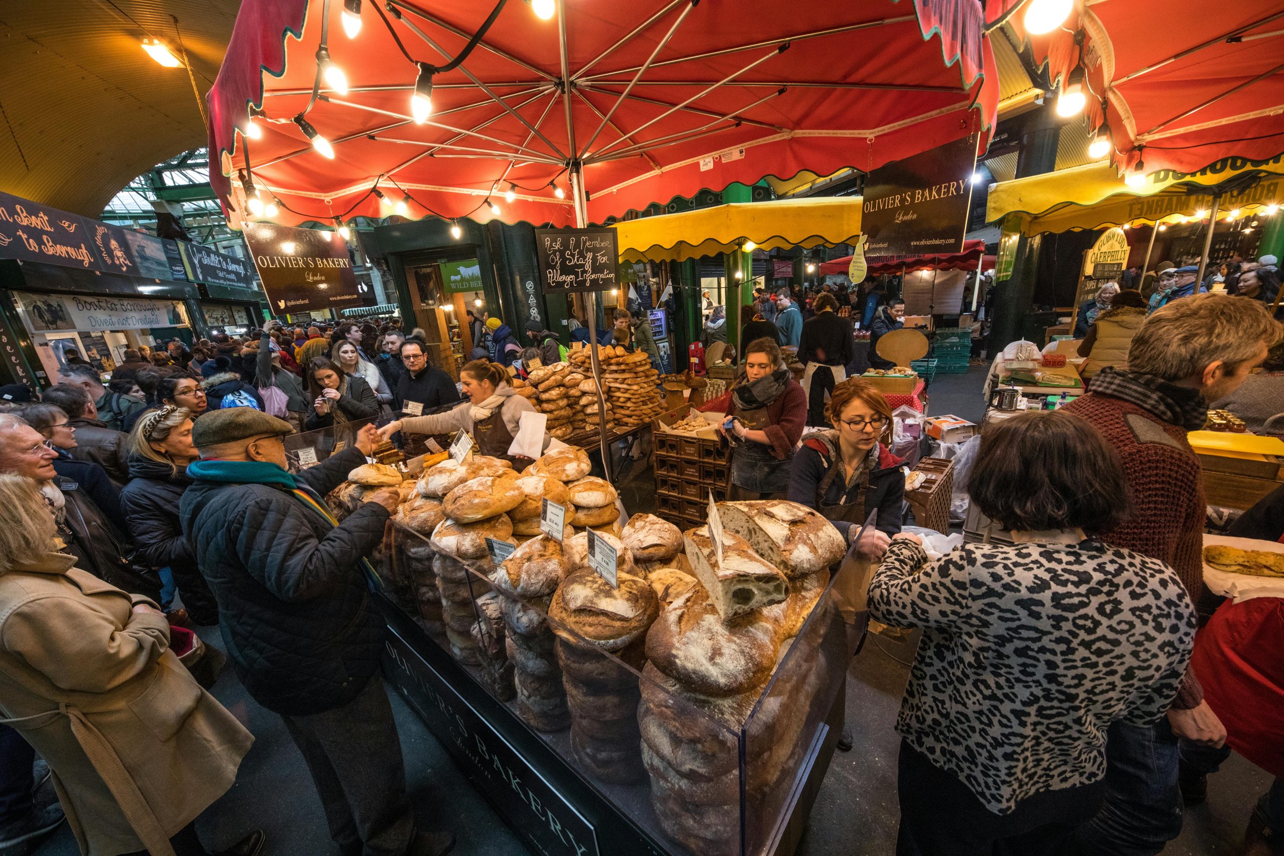 Is Borough Market ever not crowded?  Is it worth switching our visit to a weekday?
