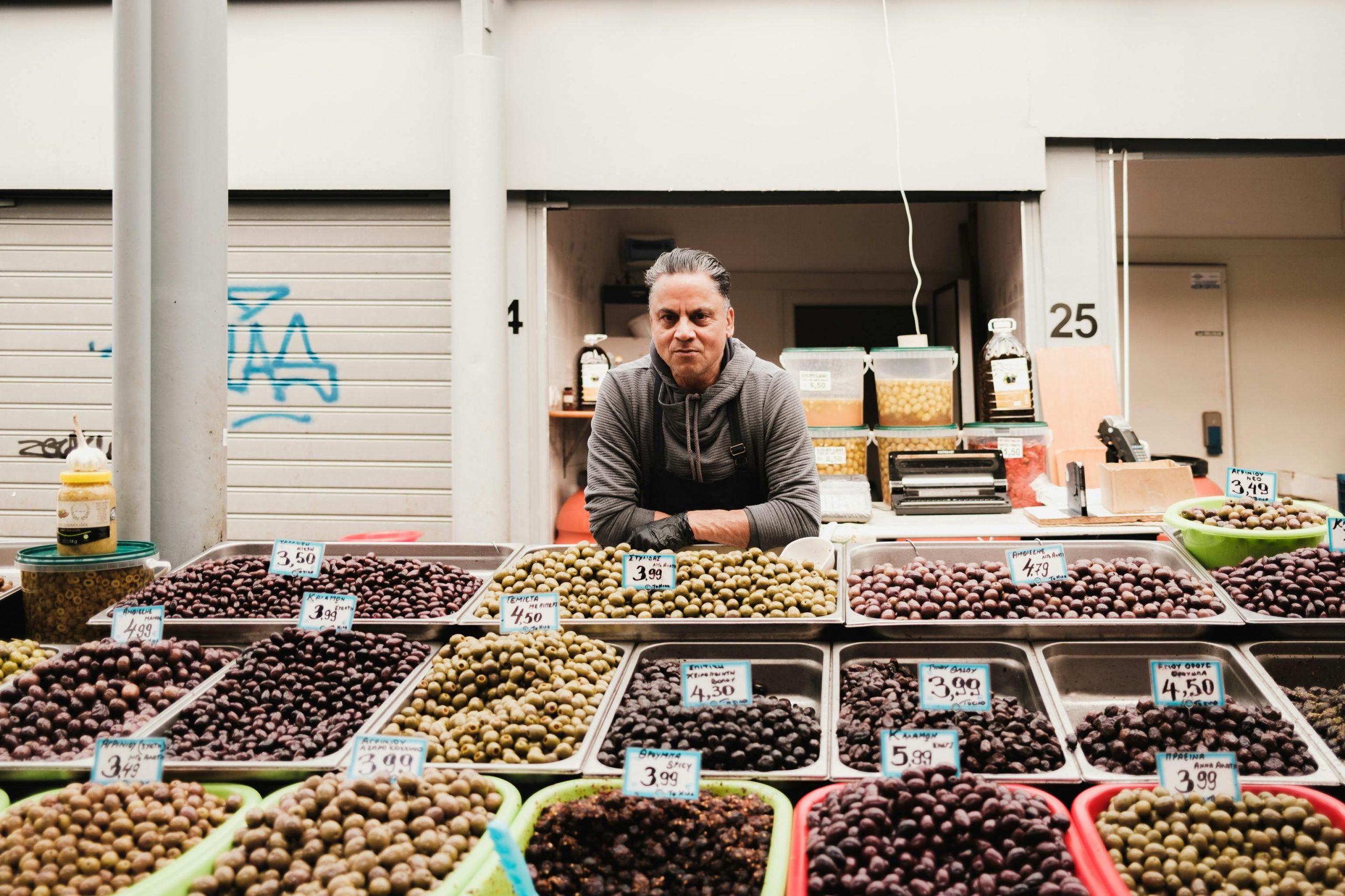 What is the ultimate goal for food stall pricing in the city?