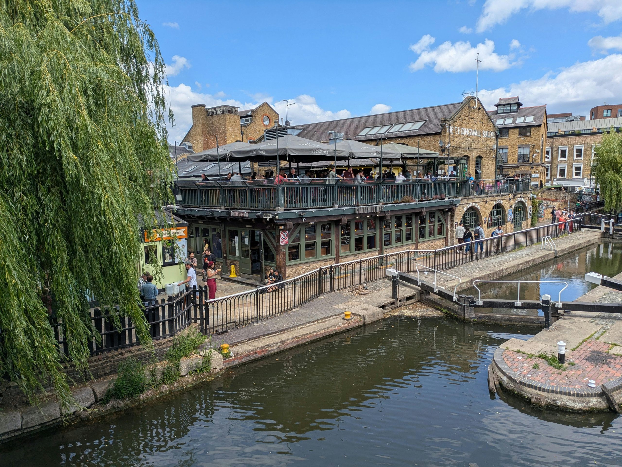 Regent’s canal at Camden – anyone know what’s going on?