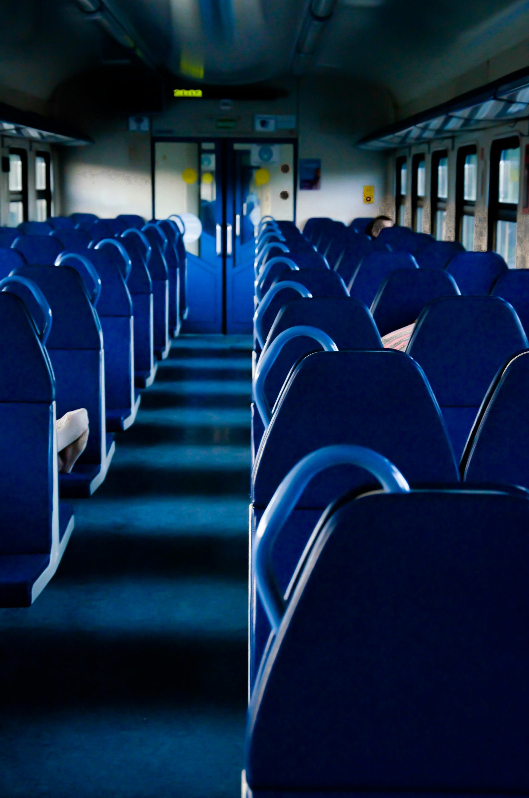 Do you stay sitting next to someone on the train if other seats around you become vacant?