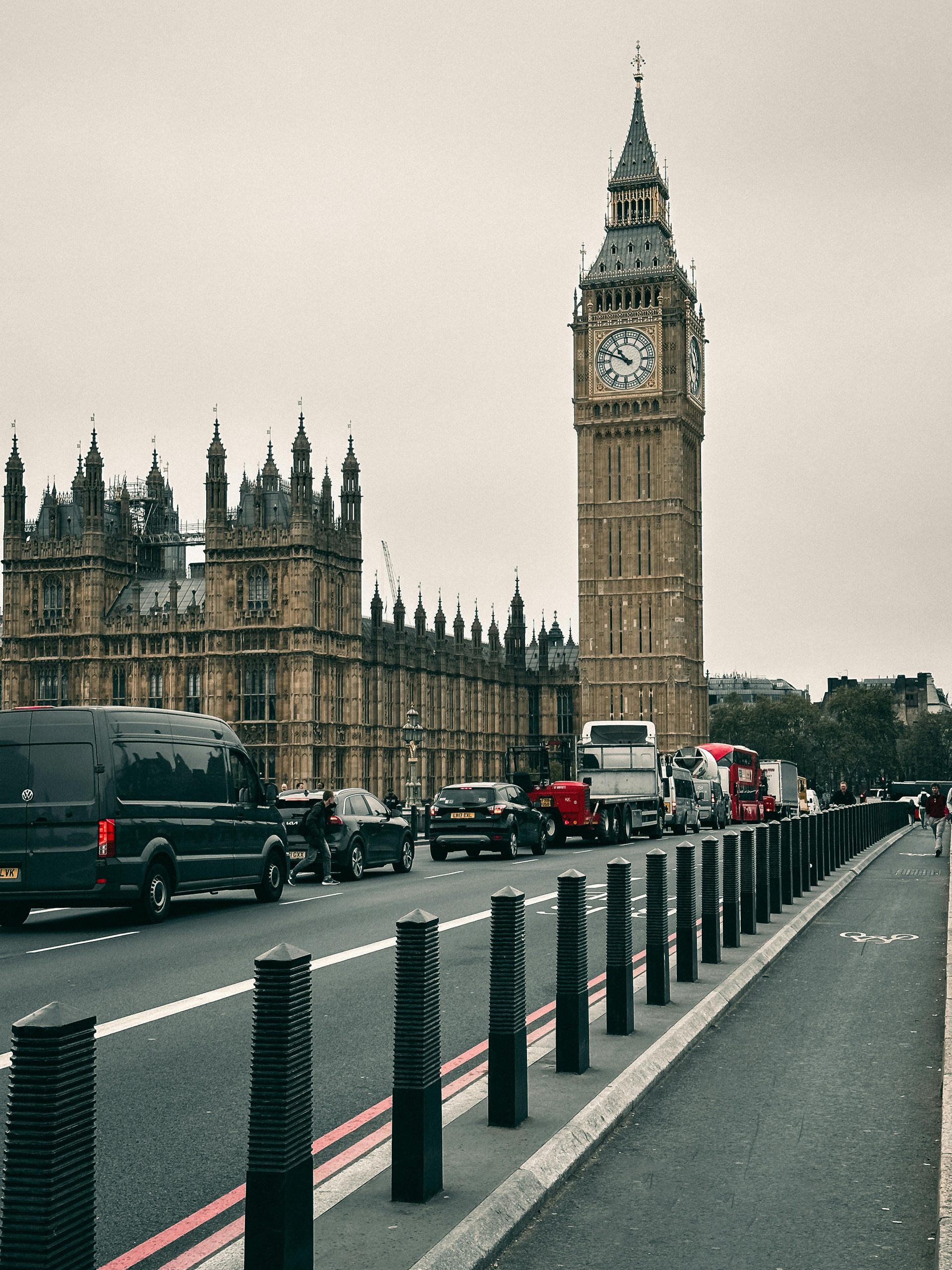 Westminster Bridge is a car park