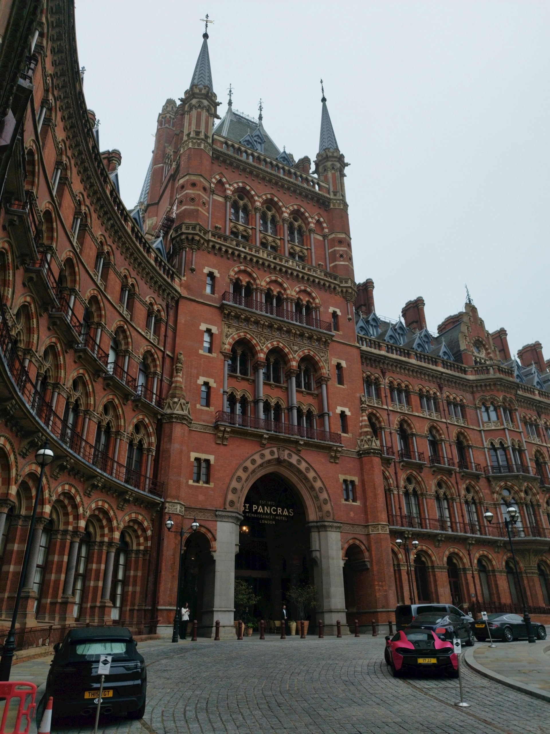 St Pancras Station at night