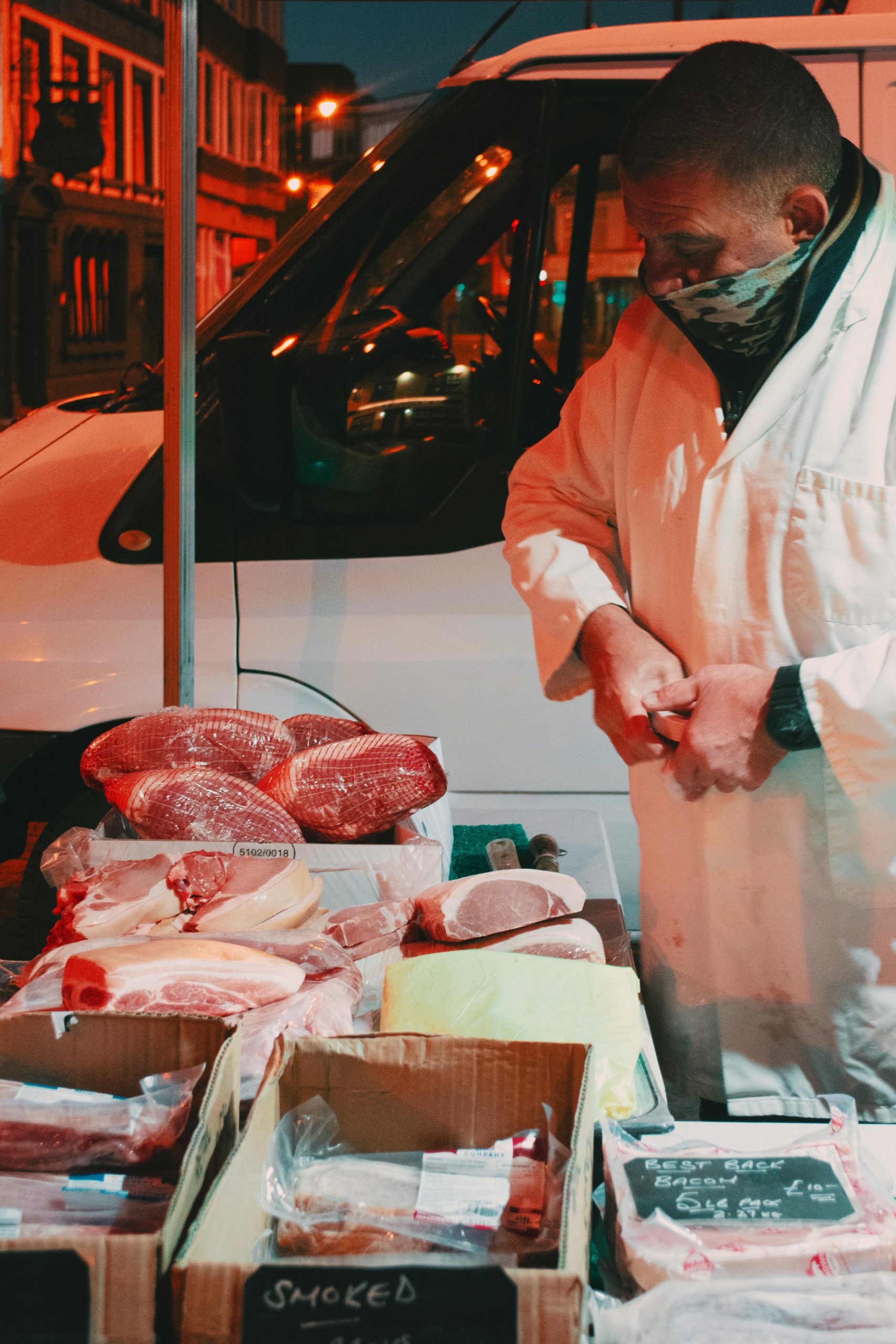 Is anyone going to Smithfield meat Market any time soon?