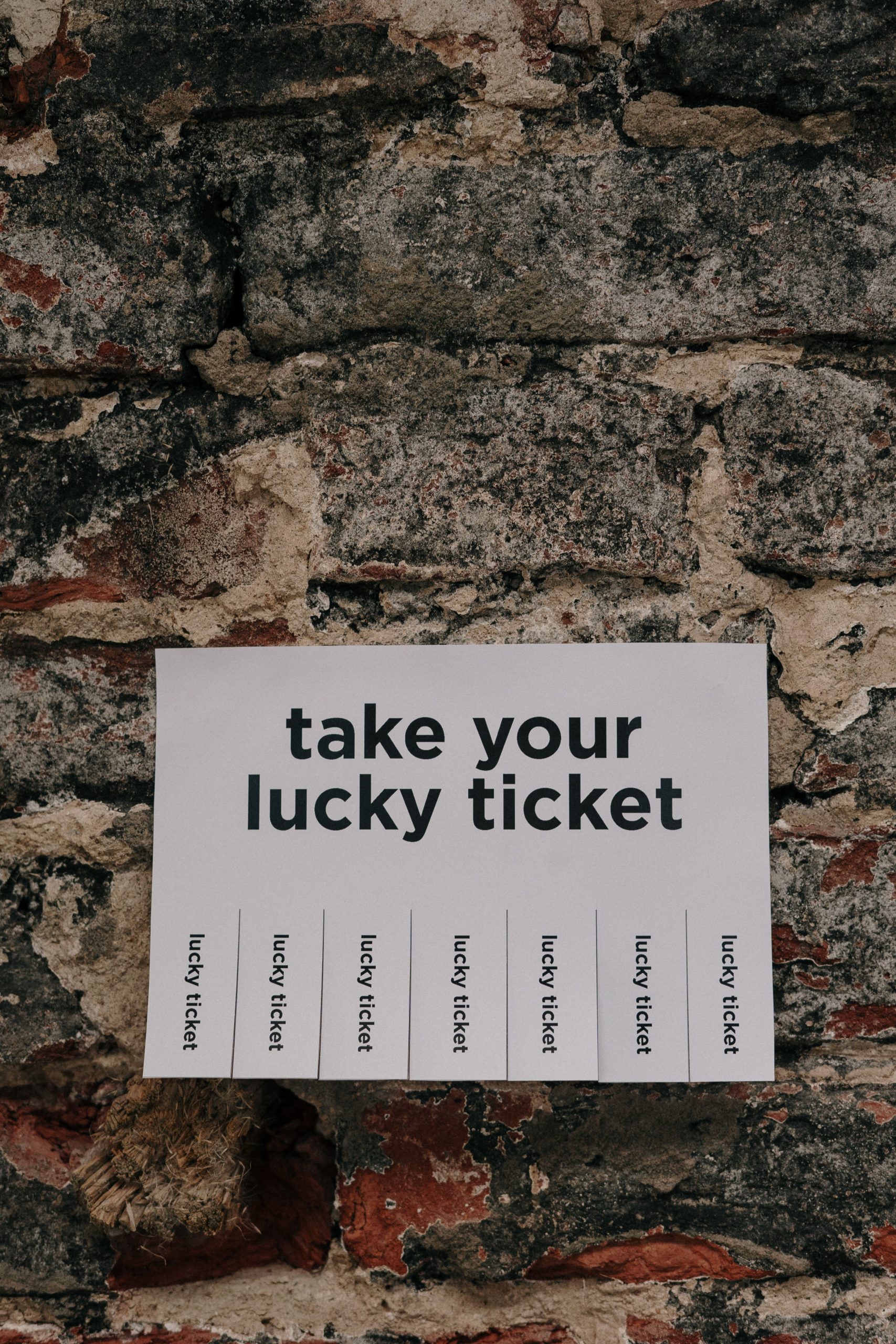 A small reminder when giving away free tickets