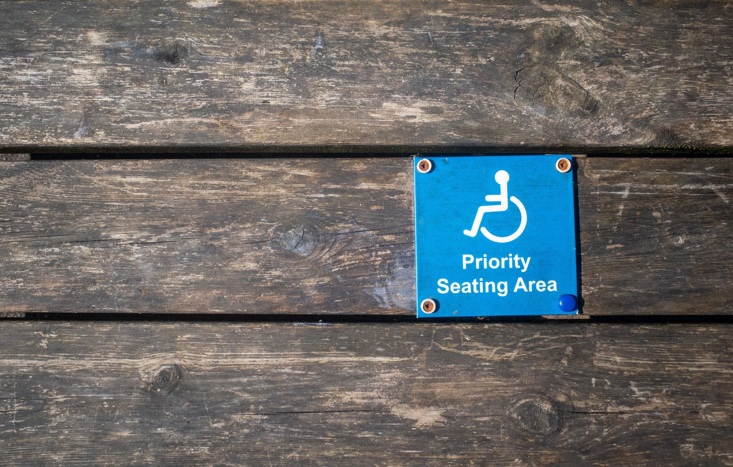 Wheelchairs have priority over buggies in the wheelchair space on buses