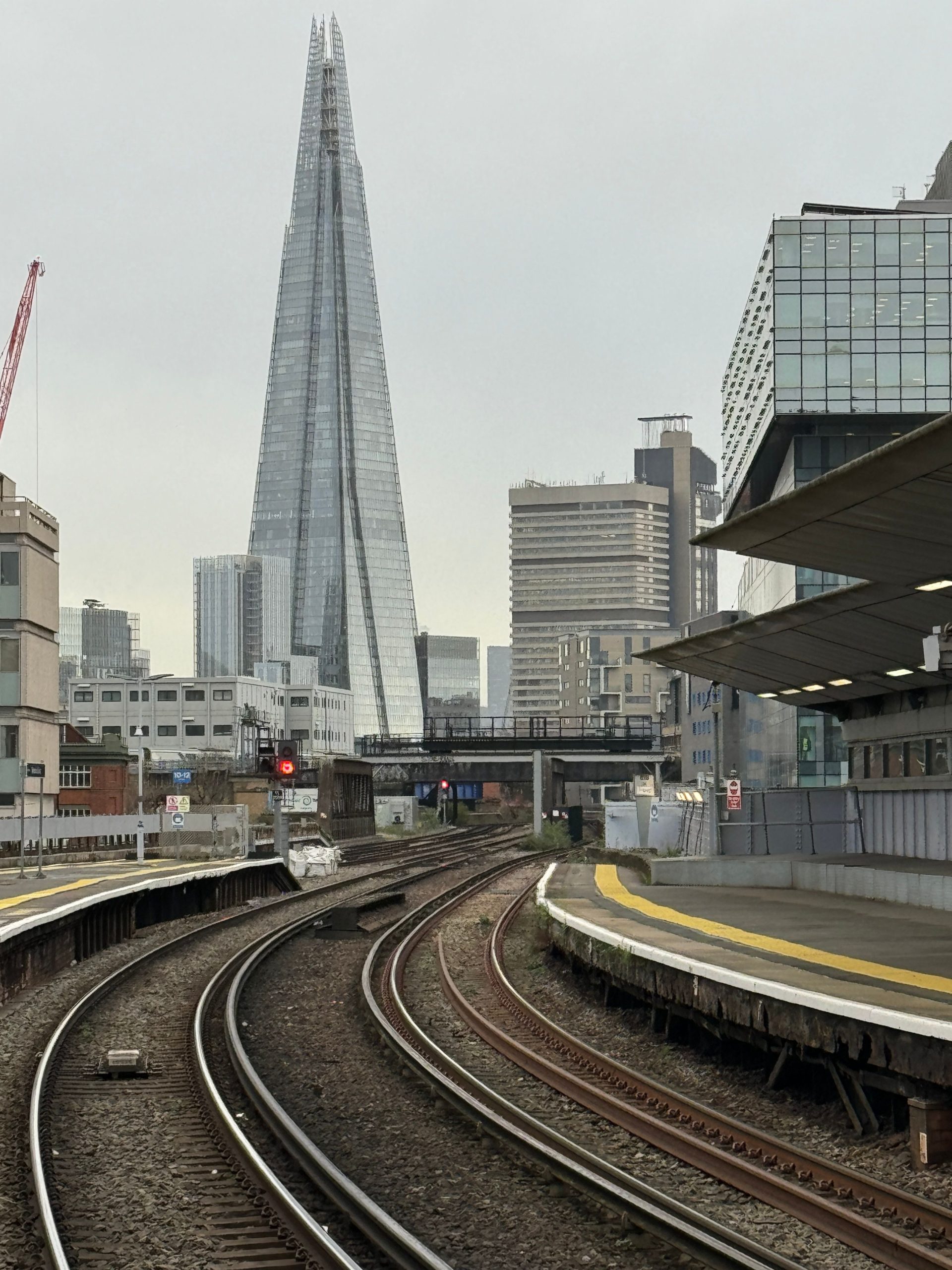 Just seen someone fall onto the tracks in front of an oncoming train at London Bridge