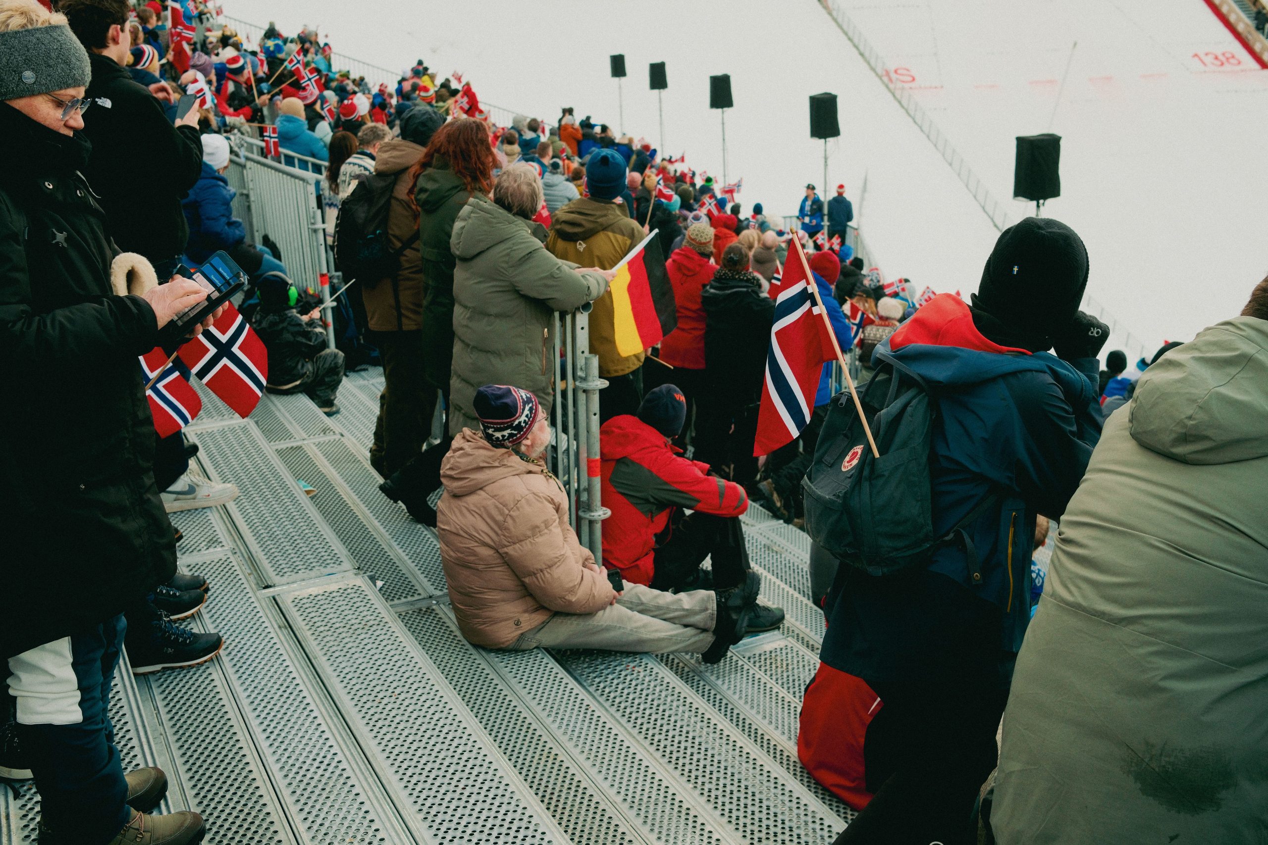 Where will Norwegians watch the game on Saturday?