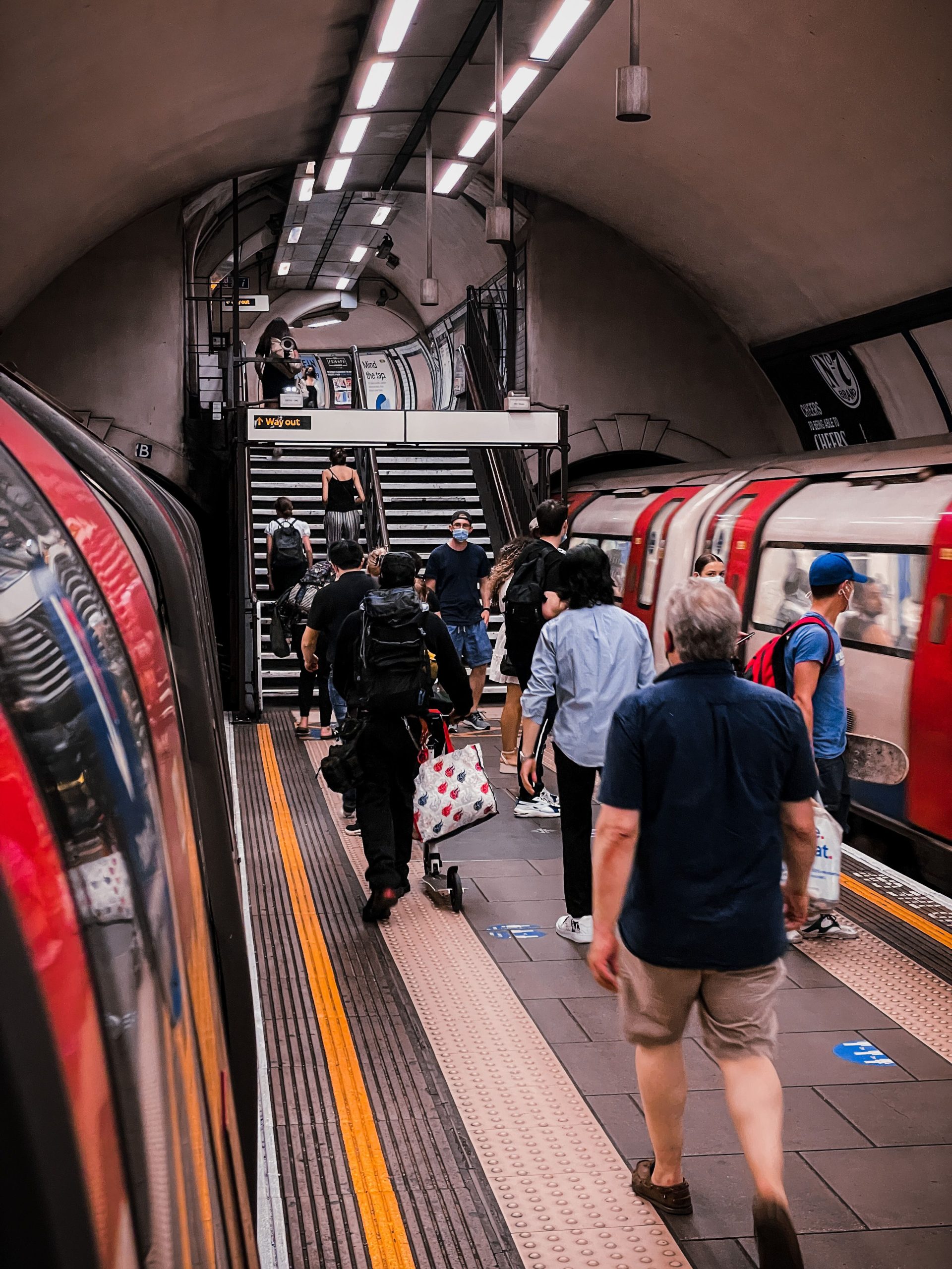A more civilised mode of tube travel