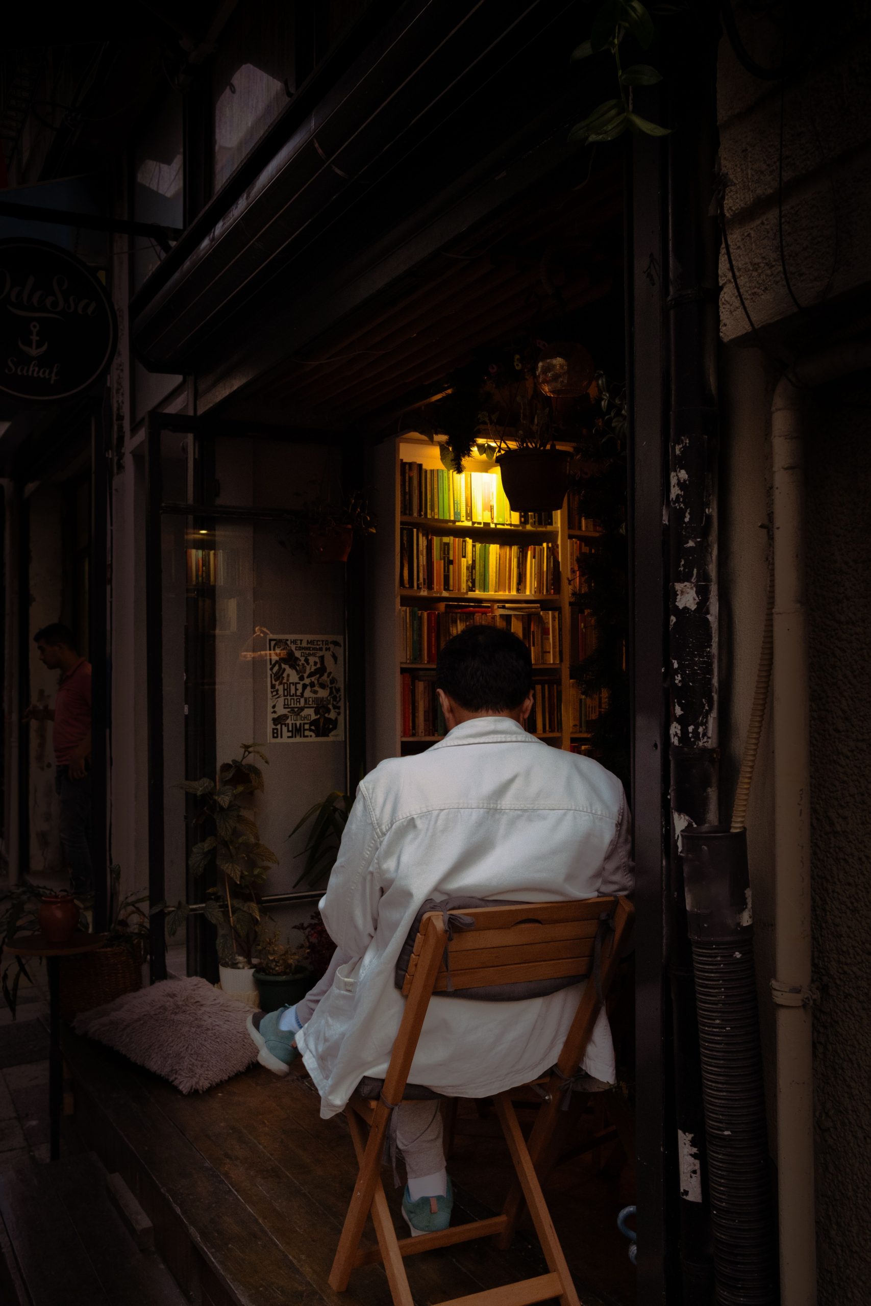 Somewhere relaxing and quiet to sit and read my book?