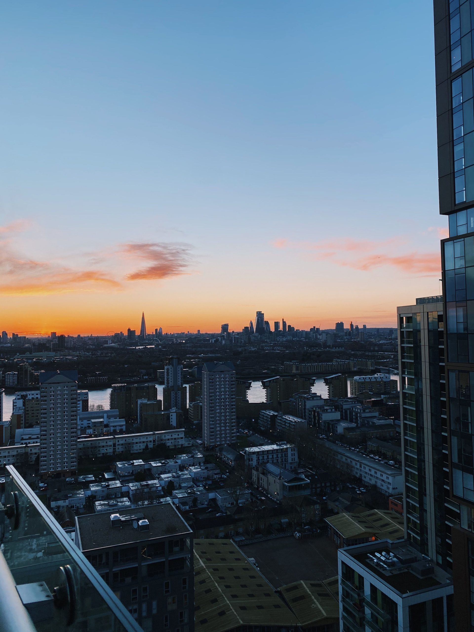 Sunsets in London (guess where?)